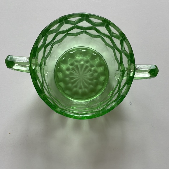 VTG “Cube” Uranium Sugar Bowl - Picture 2 of 4
